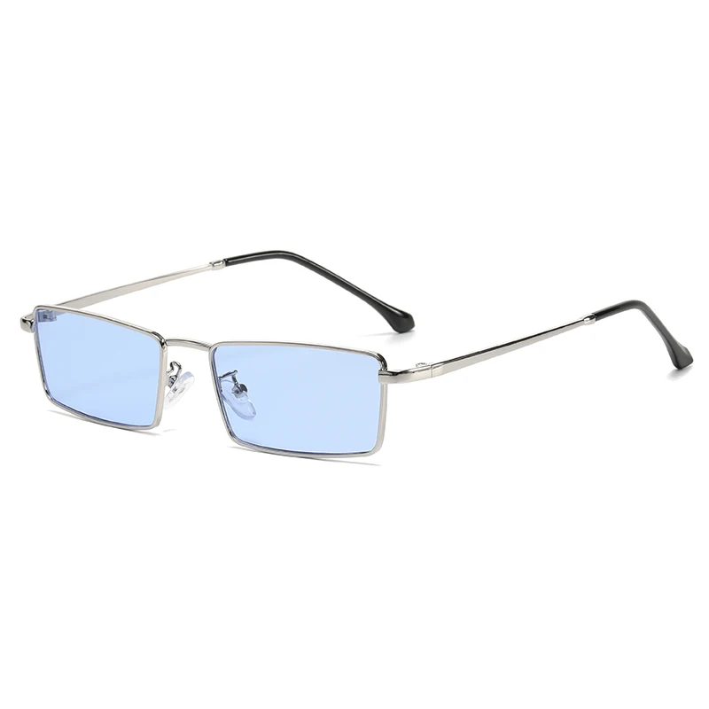 Fashion Small Frame Square Metal Sunglasses Women INS Luxury Street Photography Eyeglasses Sunshade Retro Unisex Sun Glasses - Image 4