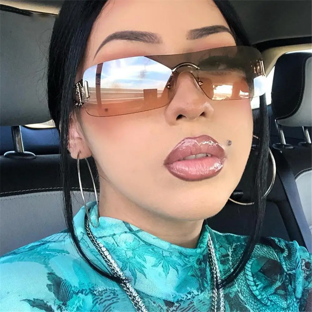 New Punk Sunglasses Women Luxury Brand Designer Sun Glasses UV400 Unisex Shades Eyewear Fashion Y2k Eyeglasses - Image 3