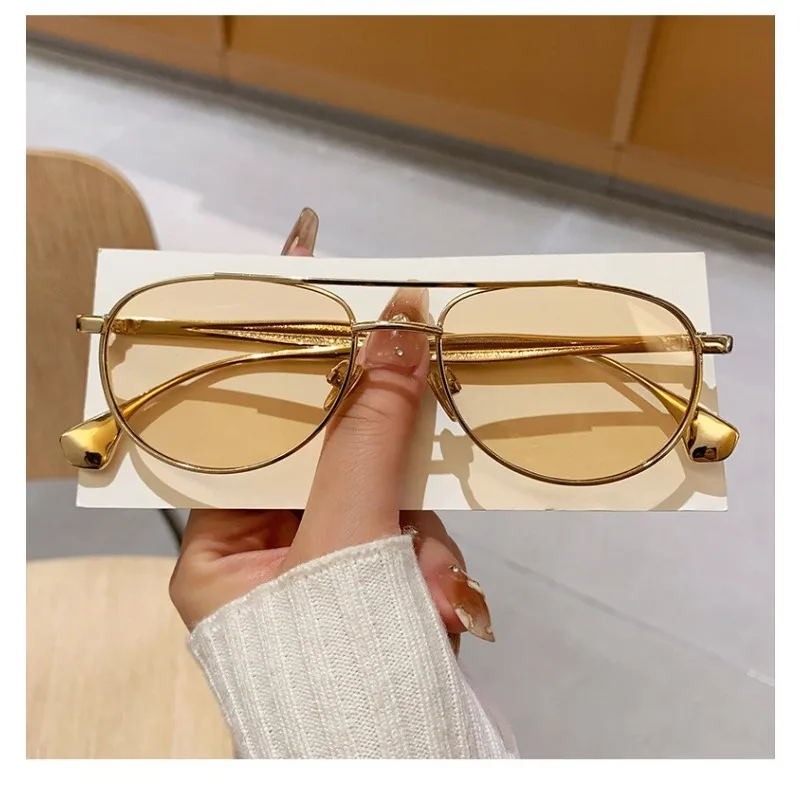 Trendy Popular Metal Pilot Sun Glasses Women Men Outdoor Luxury Designer Shades Summer Traveling Drive Sunglass Male UV400 - Image 6