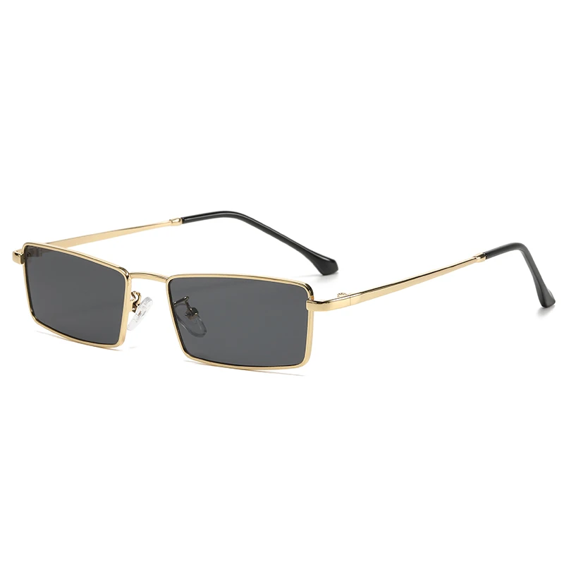 Fashion Small Frame Square Metal Sunglasses Women INS Luxury Street Photography Eyeglasses Sunshade Retro Unisex Sun Glasses - Image 5